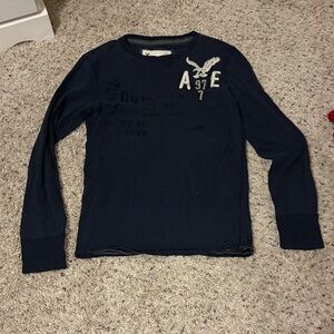 American Eagle Outfitters Dark Blue Tee